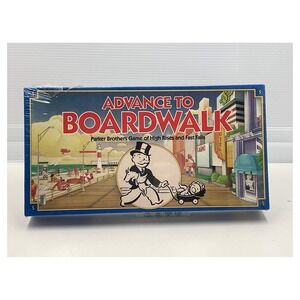 Vintage Parker Brothers Advance to Boardwalk Game 1985 Sealed